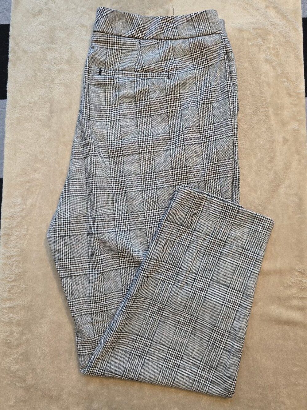 NWT Grey checkered trousrs womans size 20W